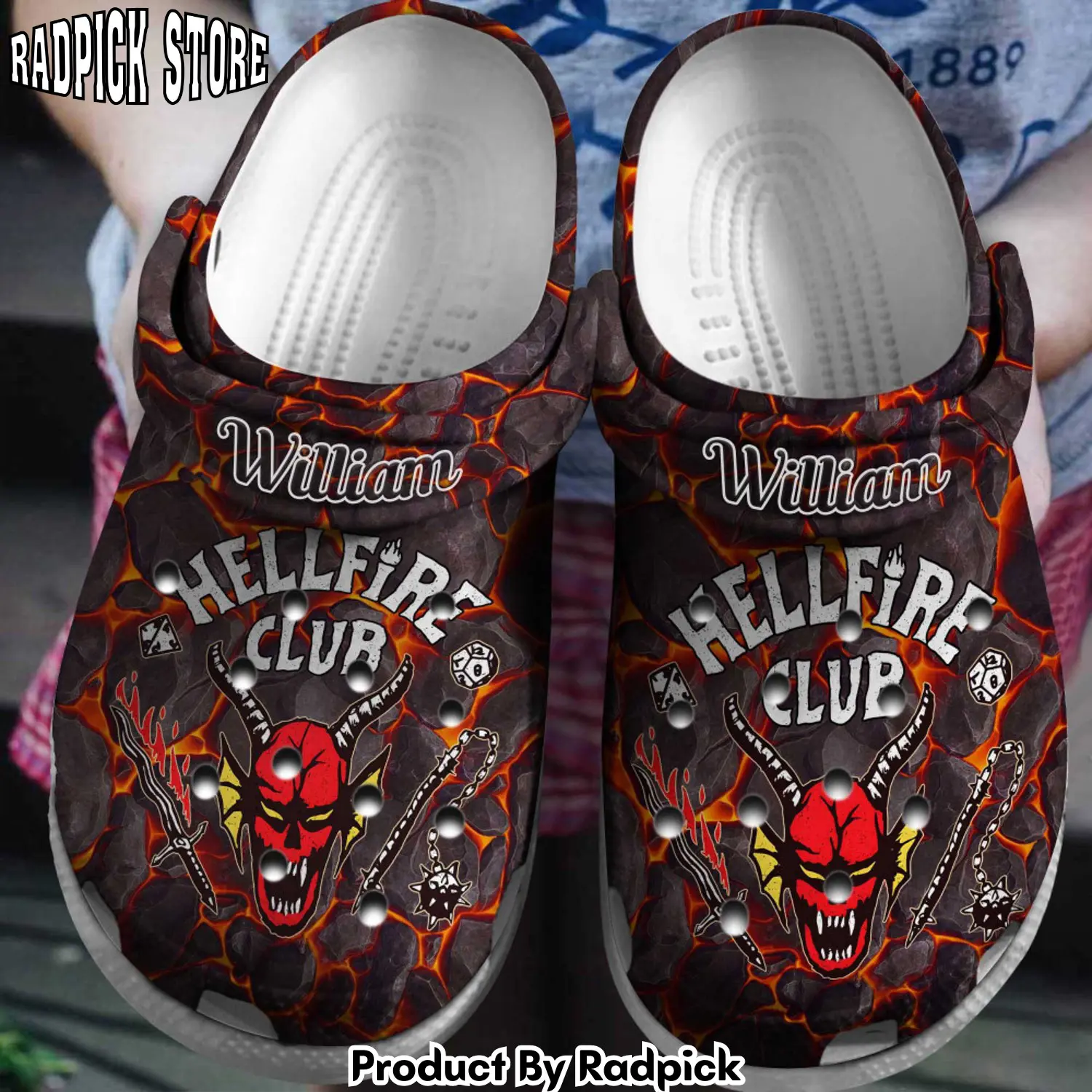 Radpick stranger things tv series clogs shoes comfortable for men women ow0 rp6521108